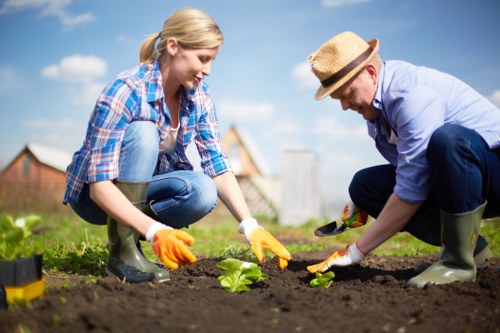 Reusable landscaping materials prepared for charity partnership